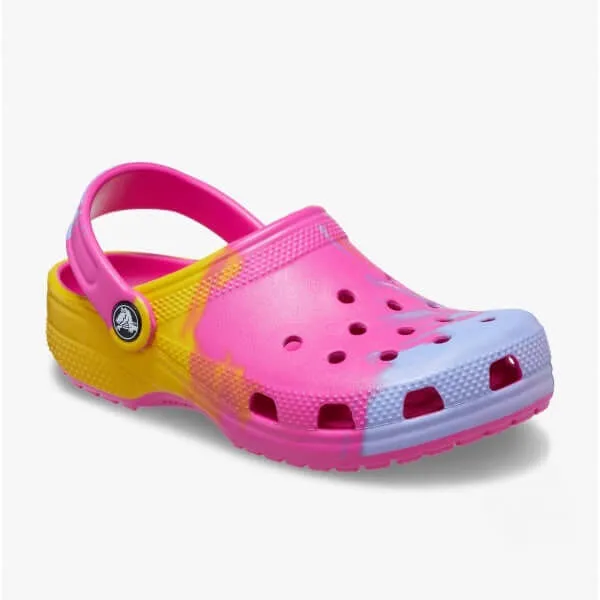 208288-6UC CLASSIC OMBRE Kids Classic Clogs Juice/Multi