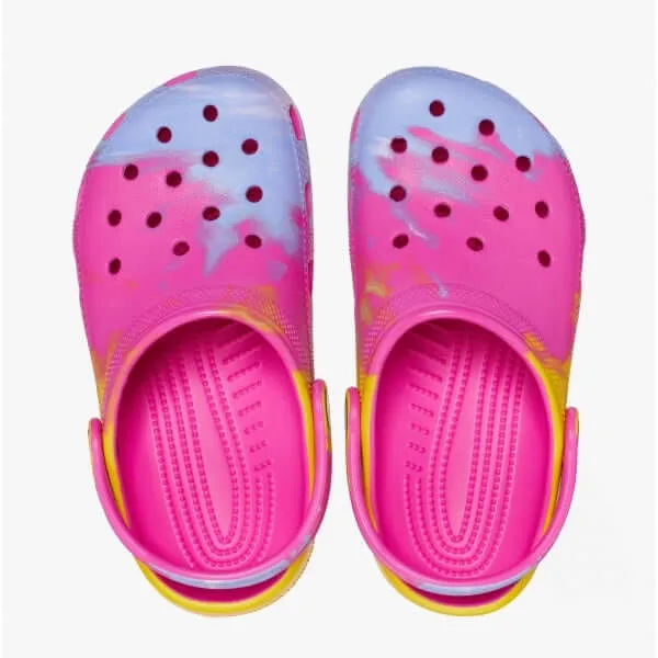 208288-6UC CLASSIC OMBRE Kids Classic Clogs Juice/Multi