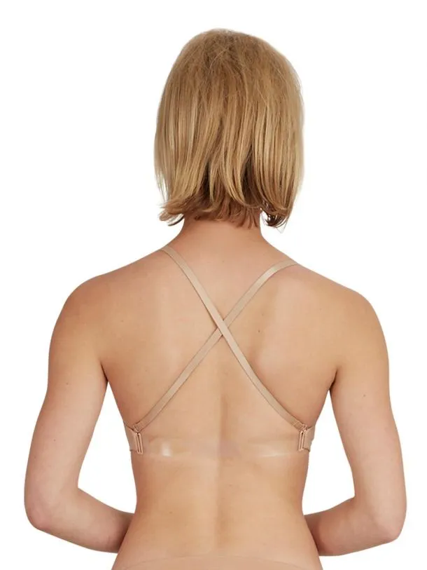 High-Quality, Comfortable 3683 Seamless Clear Back Bra