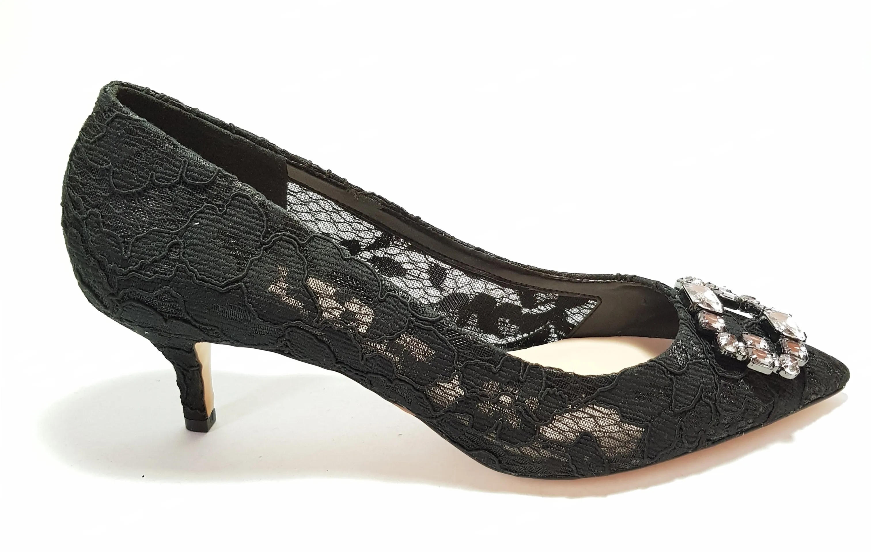 ALDO Black 'UFFOGLIANO' Lace Pumps | Brand New |
