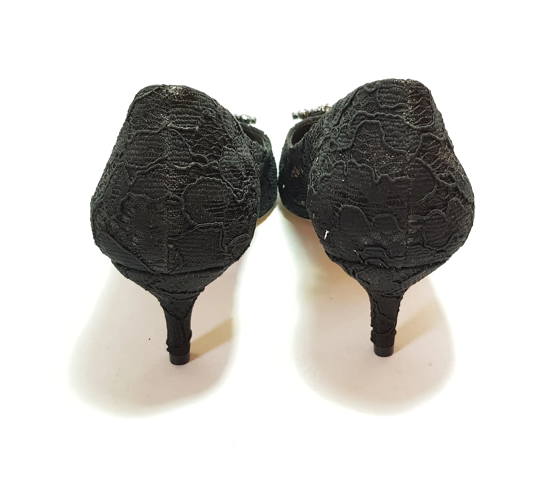 ALDO Black 'UFFOGLIANO' Lace Pumps | Brand New |