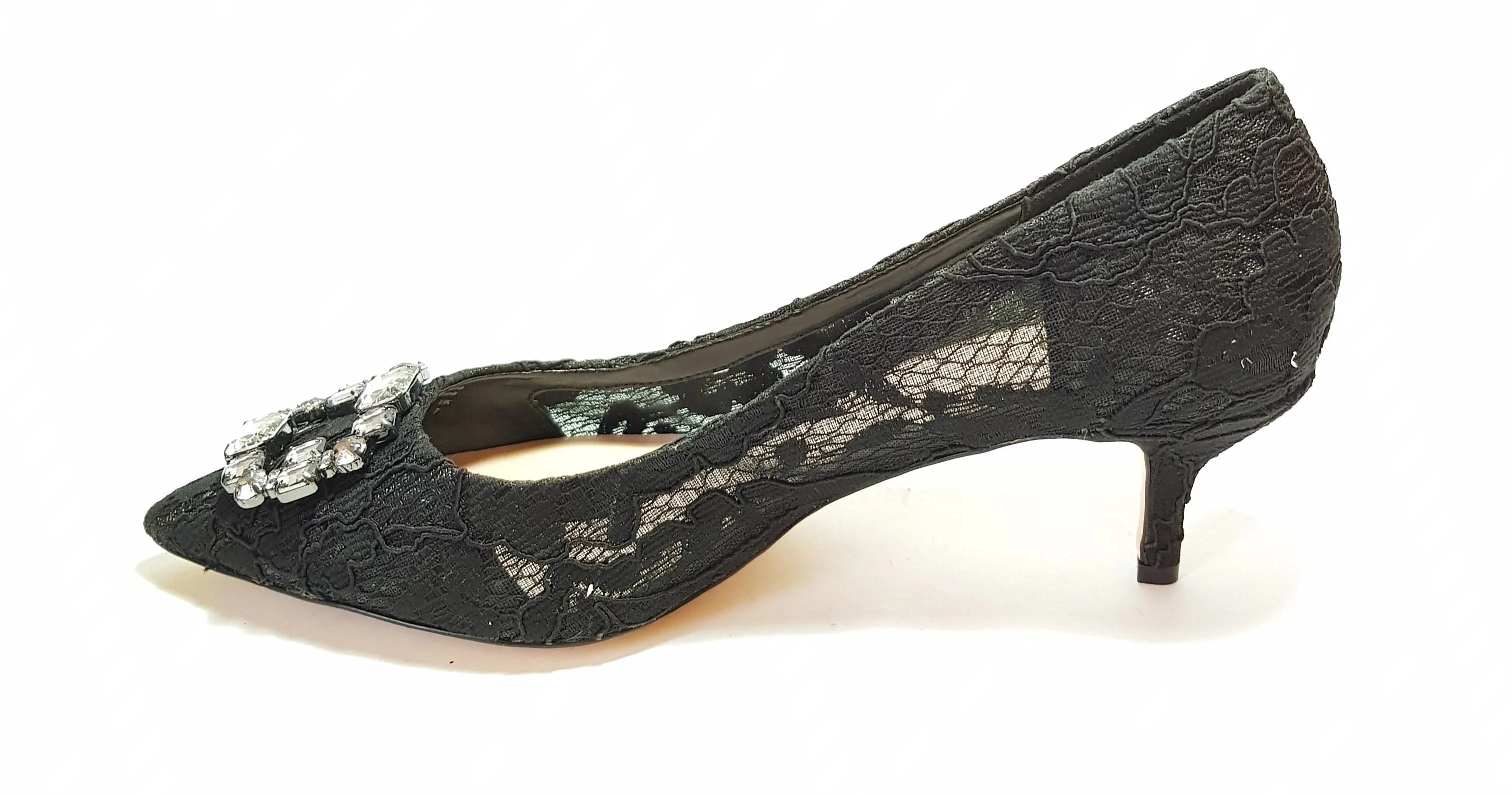 ALDO Black 'UFFOGLIANO' Lace Pumps | Brand New |