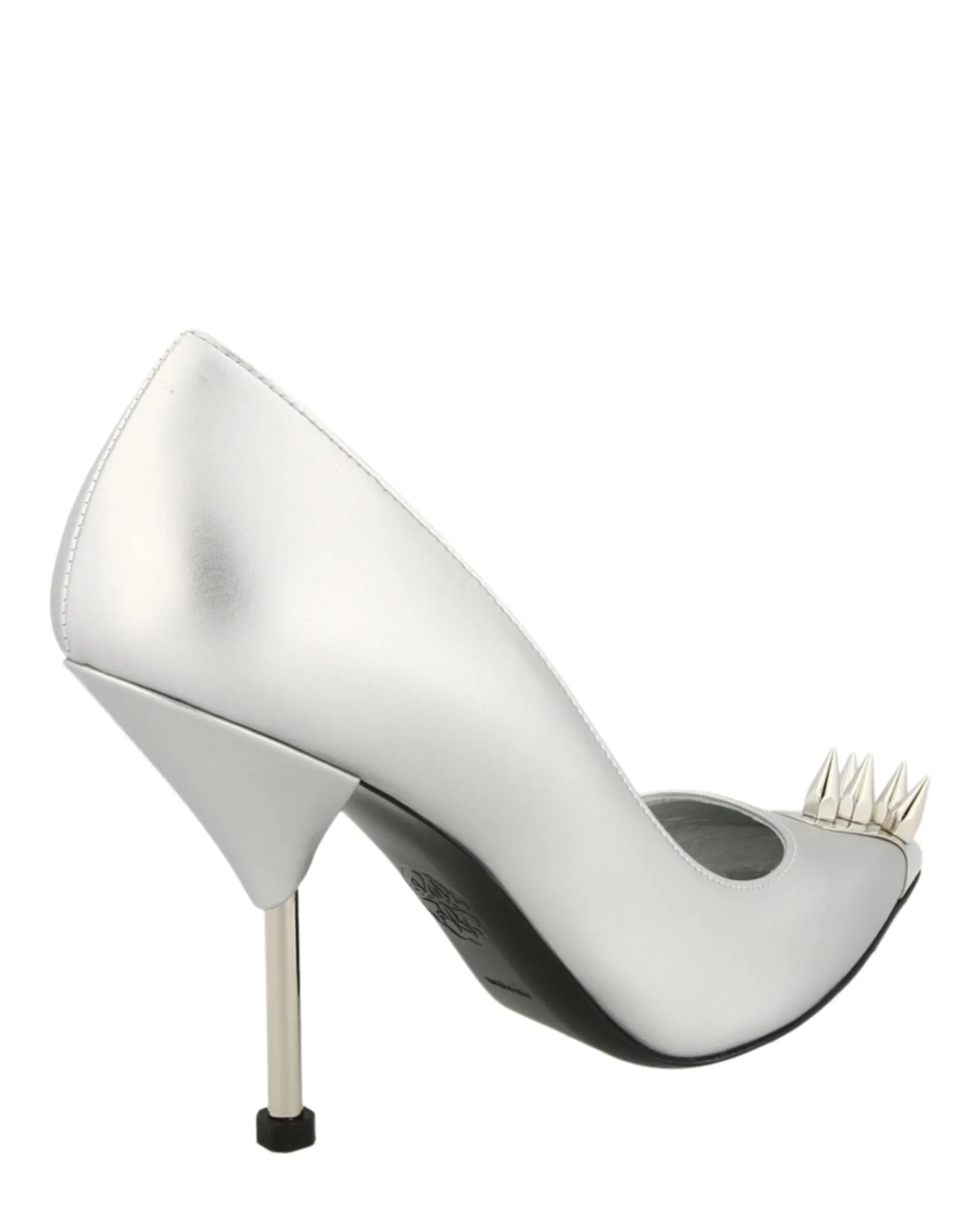 Alexander McQueen Womens Stud Metallic Pumps