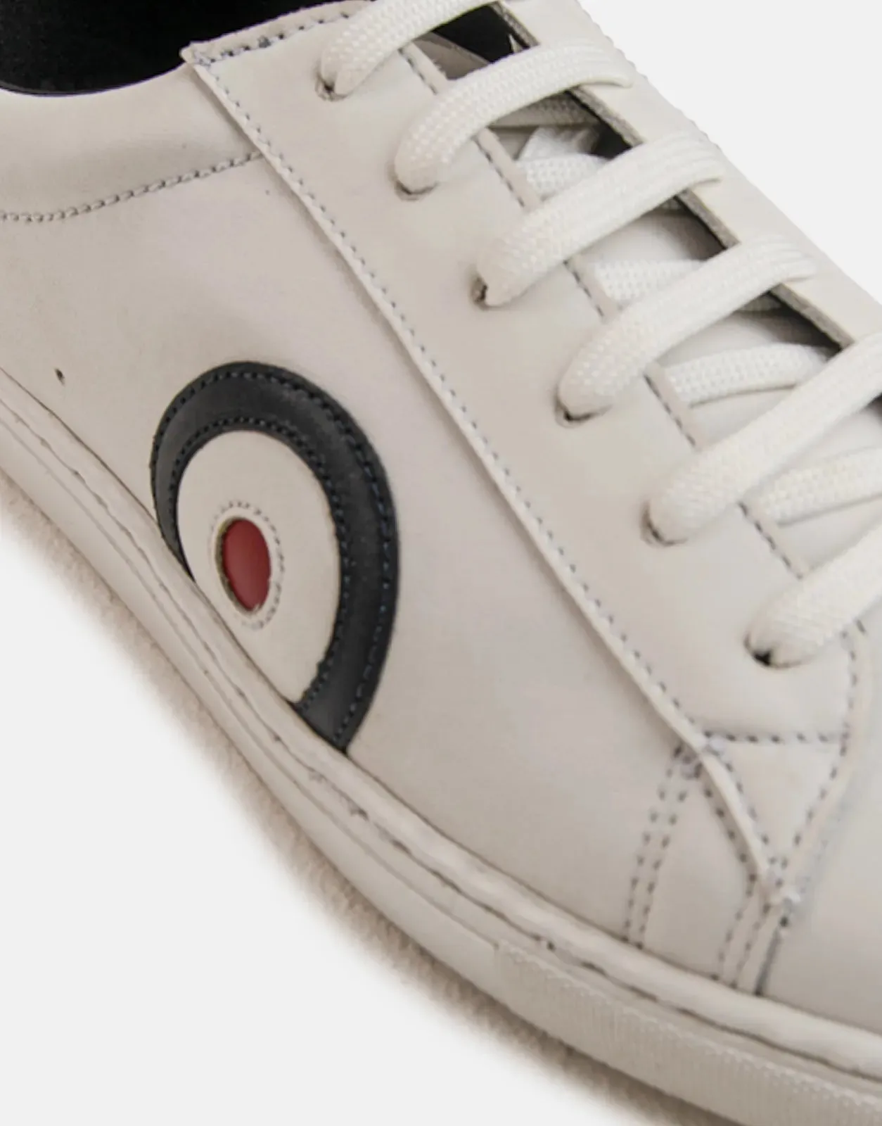 Ben Sherman Target Leather White Sneakers