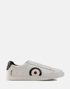 Ben Sherman Target Leather White Sneakers