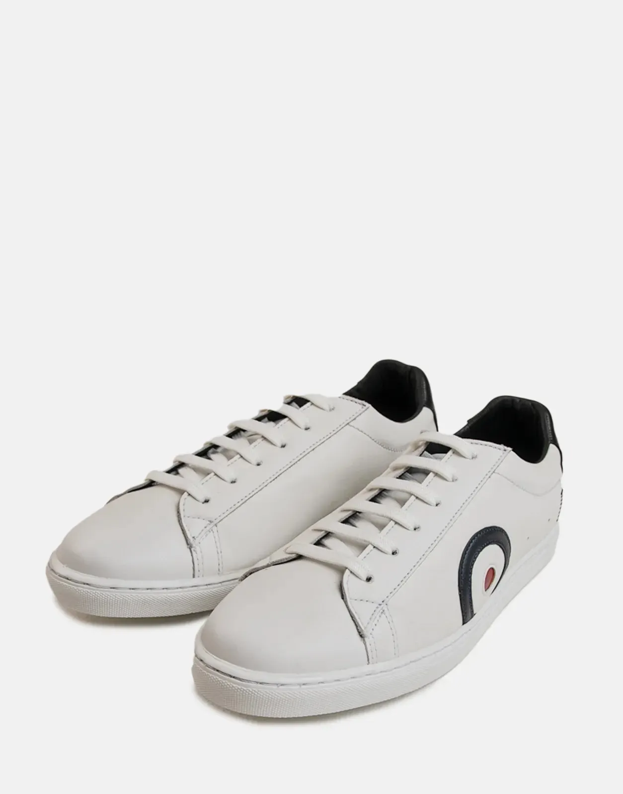 Ben Sherman Target Leather White Sneakers