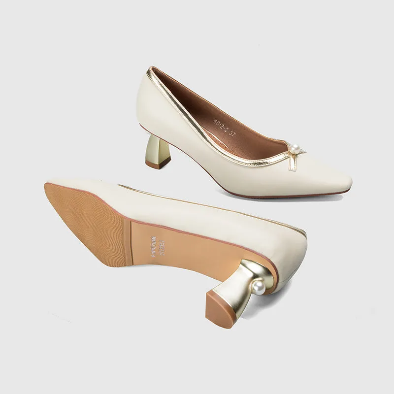 Block Heel Pumps