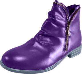 Cathalem Womens Ankle Boots Classic Flat Low Heel Pointed Toe Buckle Slip On Zip Fashion Comfortable Booties Fall Boots 2024