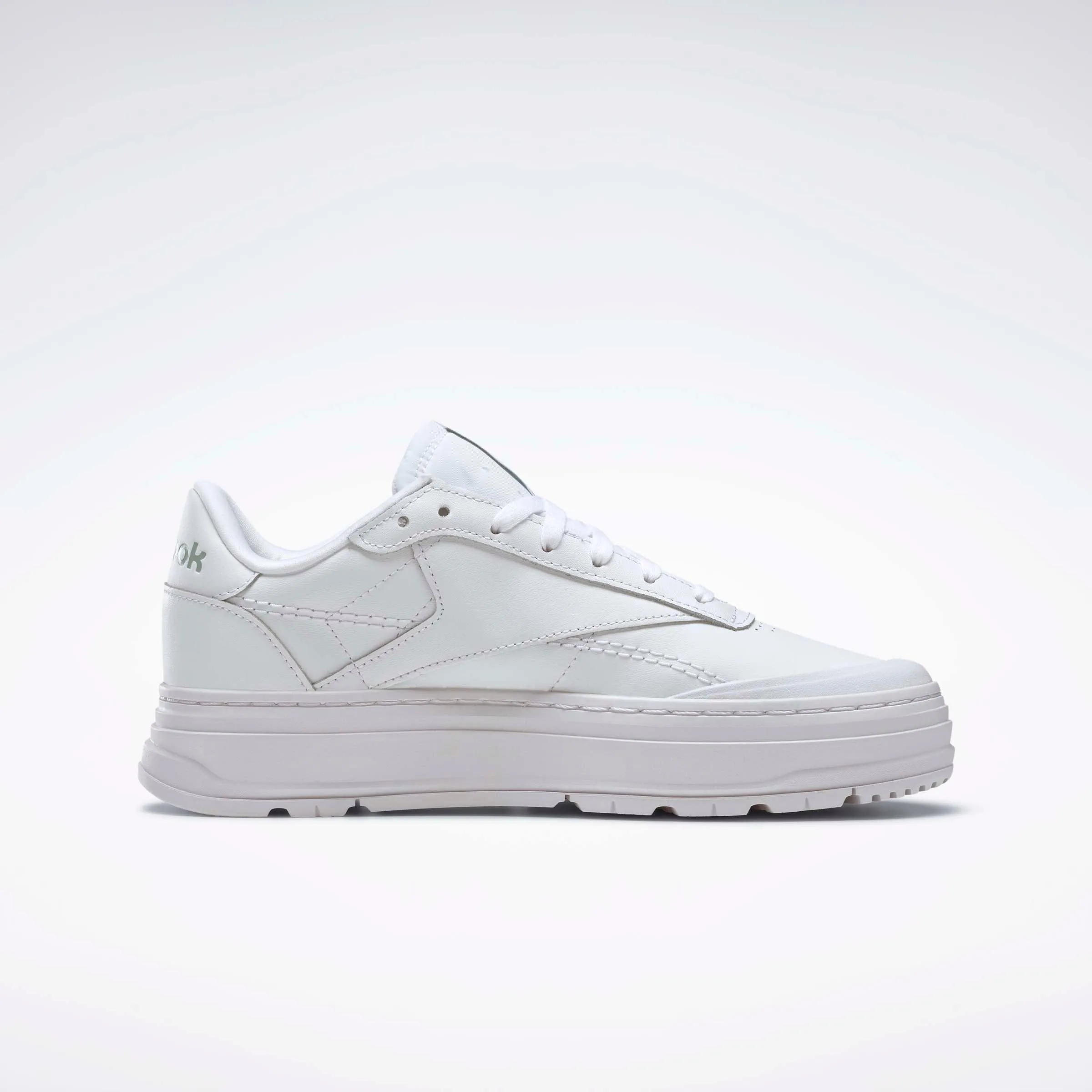 Club C Double Geo Shoes White/Seaside Grey/Silver