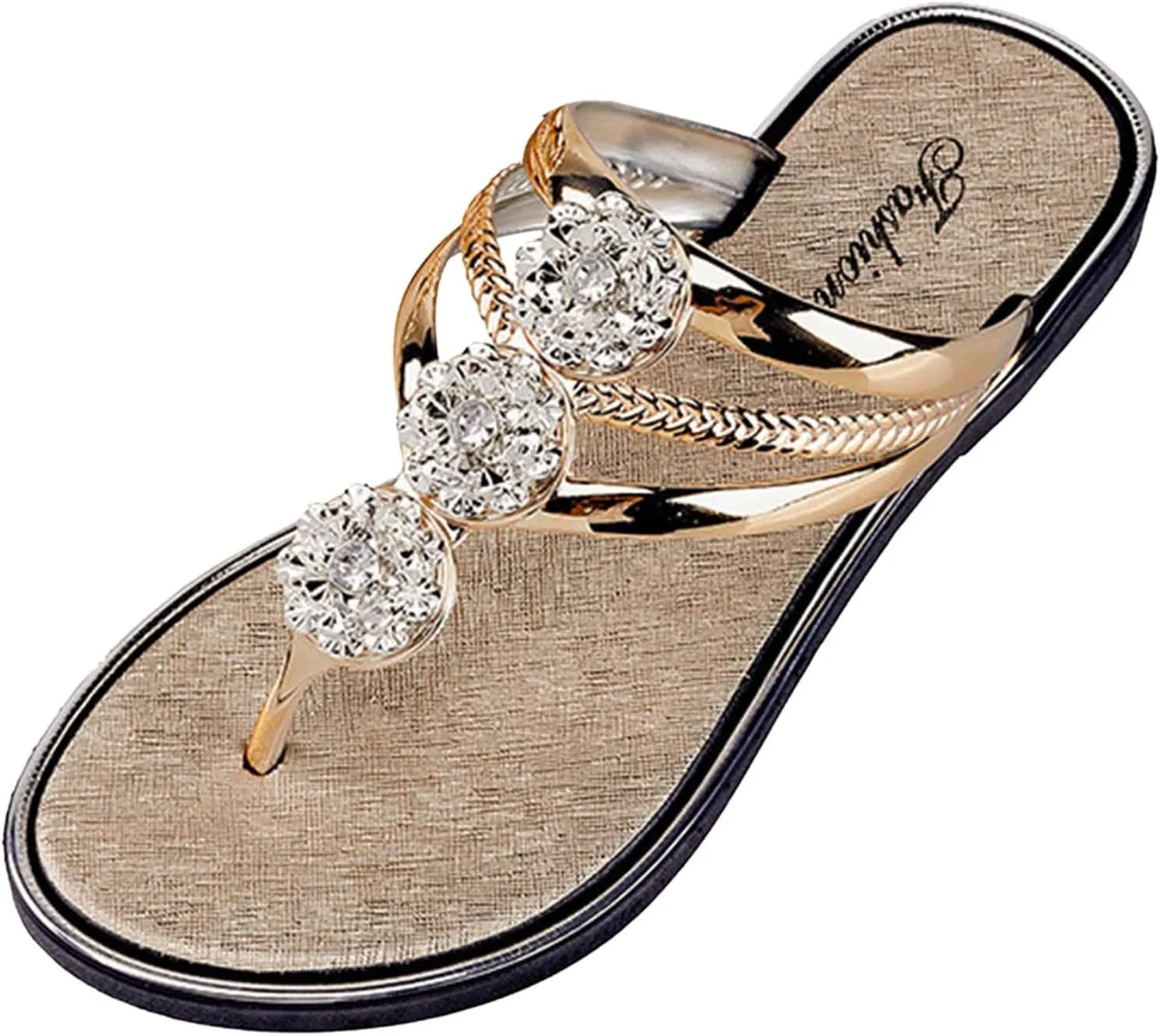Cool Slippers Female Soft Soled Non Slip Wear Resisting Flat Beach Flops Lady Sandals Yoga Mat Sling Sandals for Women