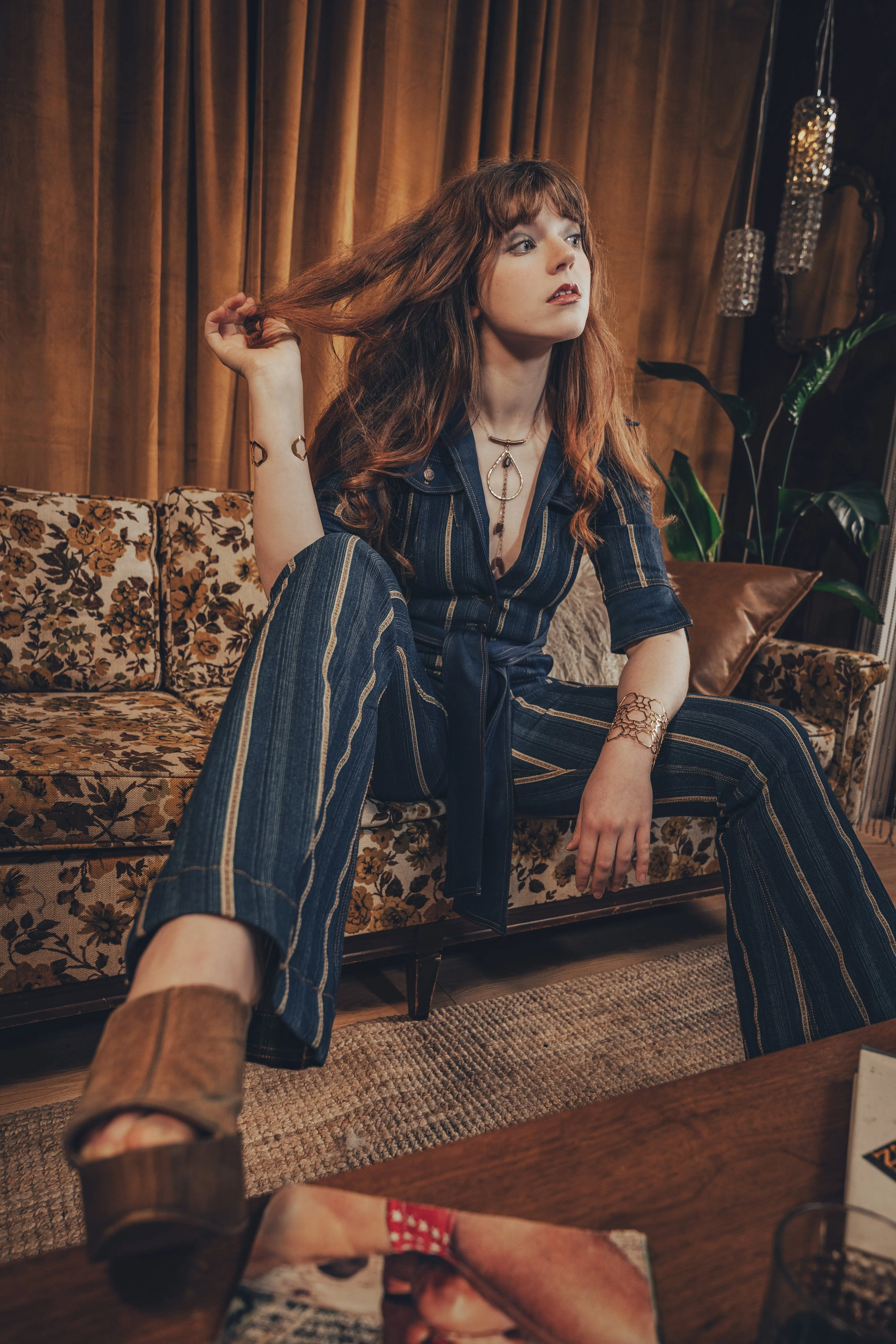 Diva Jumpsuit - Stripe