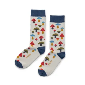 Forager - Organic Cotton Crew Socks - Beech