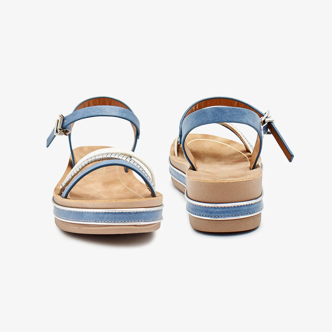 High Wedge Girls Sandals