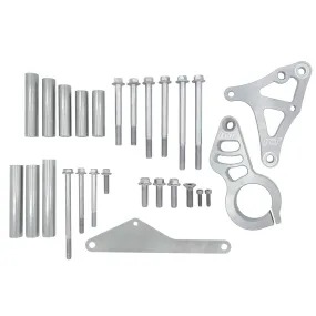 ICT Billet Fuel Pump Bracket - Bolt-On - Driver Side - Motor Plate Mount - Aeromotive 6 GPM/12 GPM Fuel Pumps