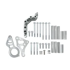 ICT Billet Fuel Pump Bracket - Bolt-On - Passenger Side - Block Mount - Aeromotive 6 GPM/12 GPM Fuel Pumps