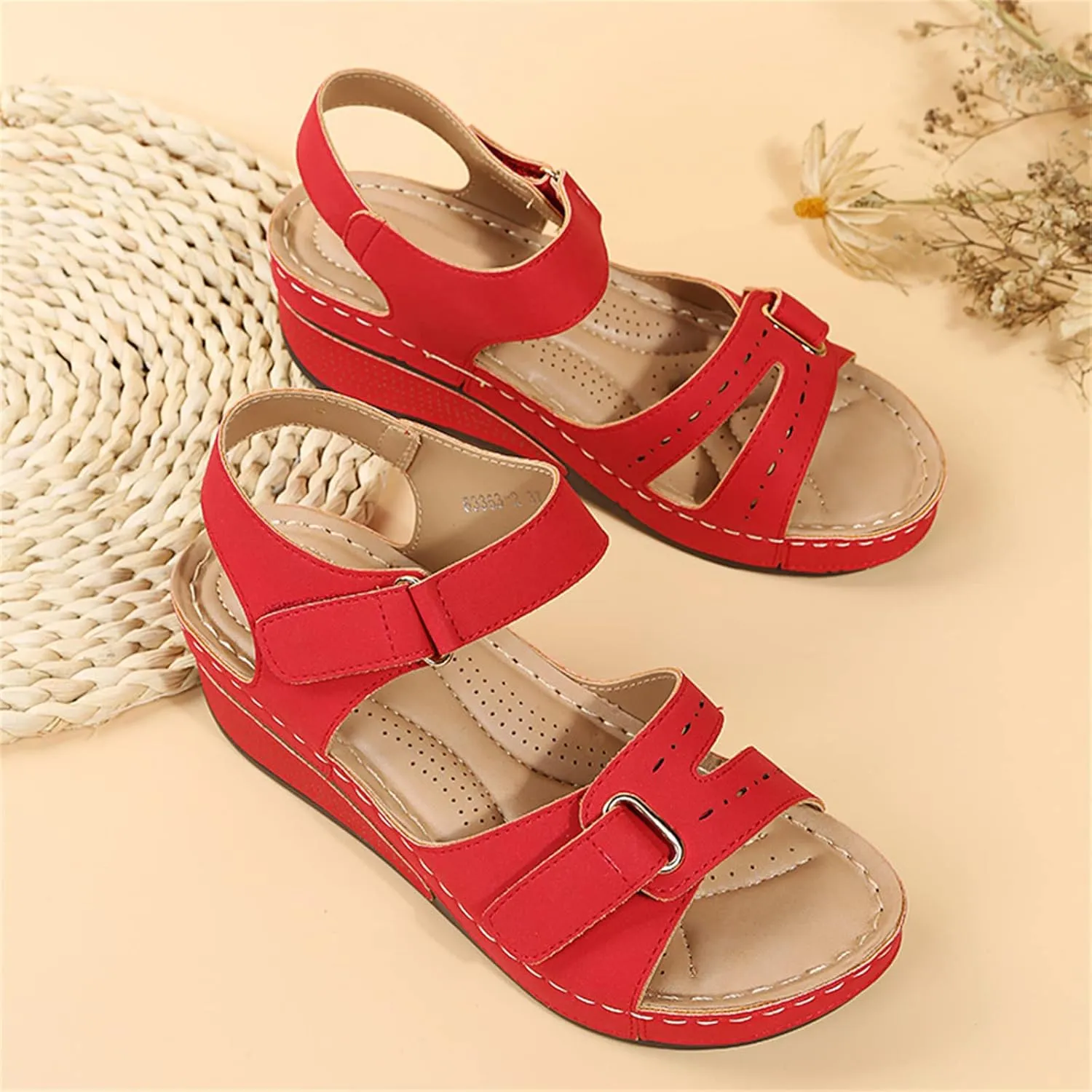 Lausiuoe Orthopedic Sandals For Women Plantar Fasciitis Arch Heel Support Dressy Summer Orthotic Slide Casual Walking Shoes
