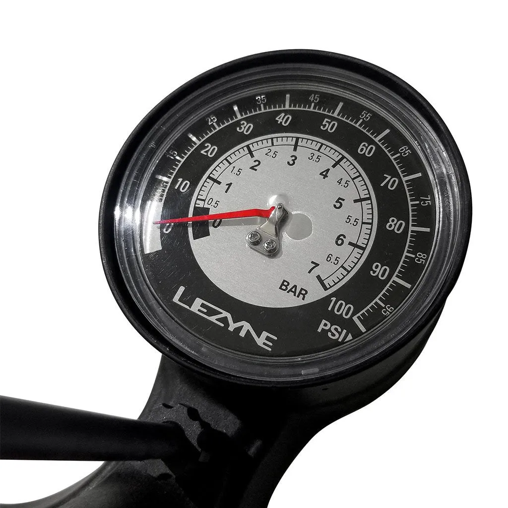 Lezyne Sport Gravel Drive Floor Pump - Matt Black