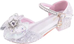 Mary Jane Shoes for Girls Bownot Non Slip Soft Sole Ballet Mary Jane Flats Newborn Infant First Walker Dress Shoes