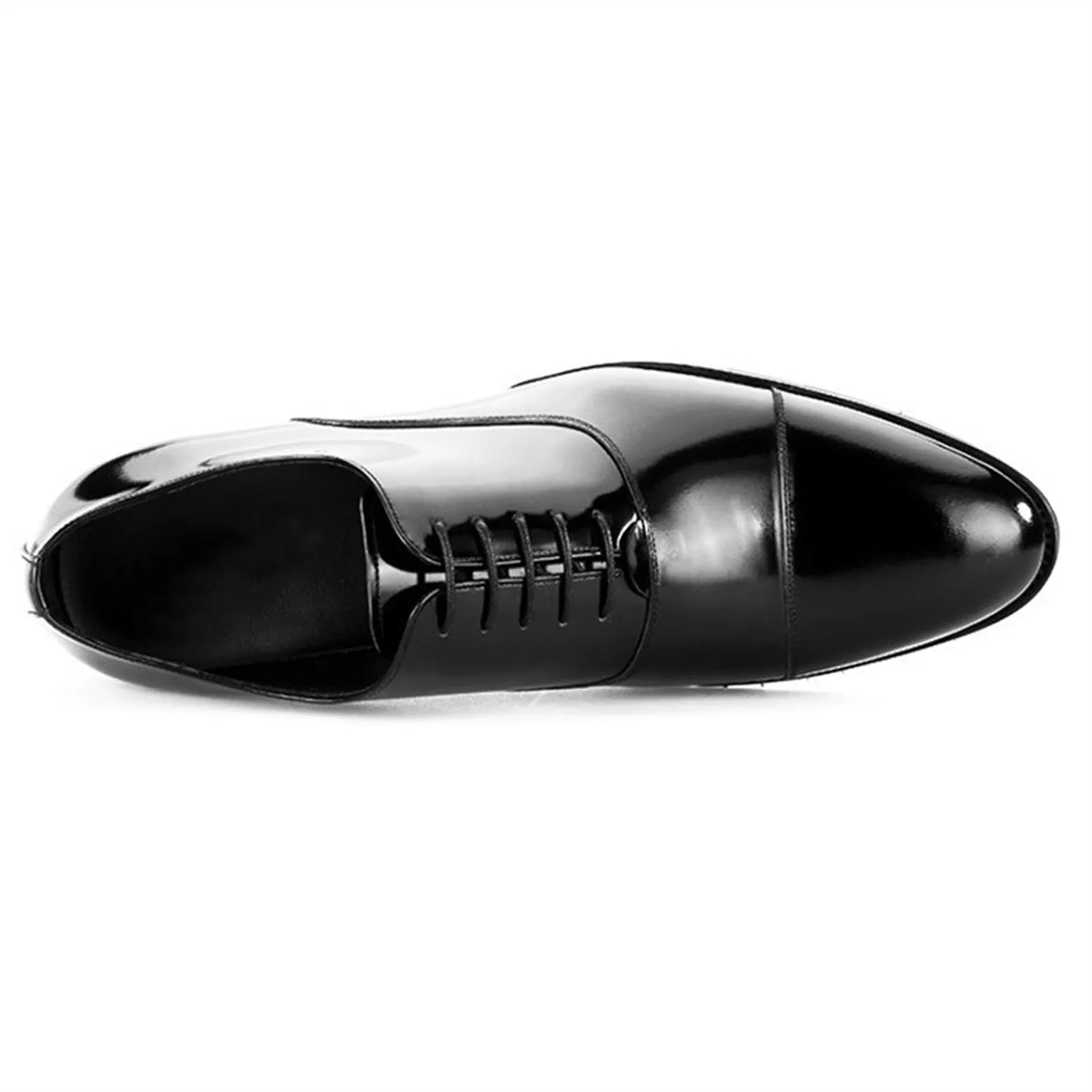 Men Captoe Lace Up Round Toe Formal Shoes