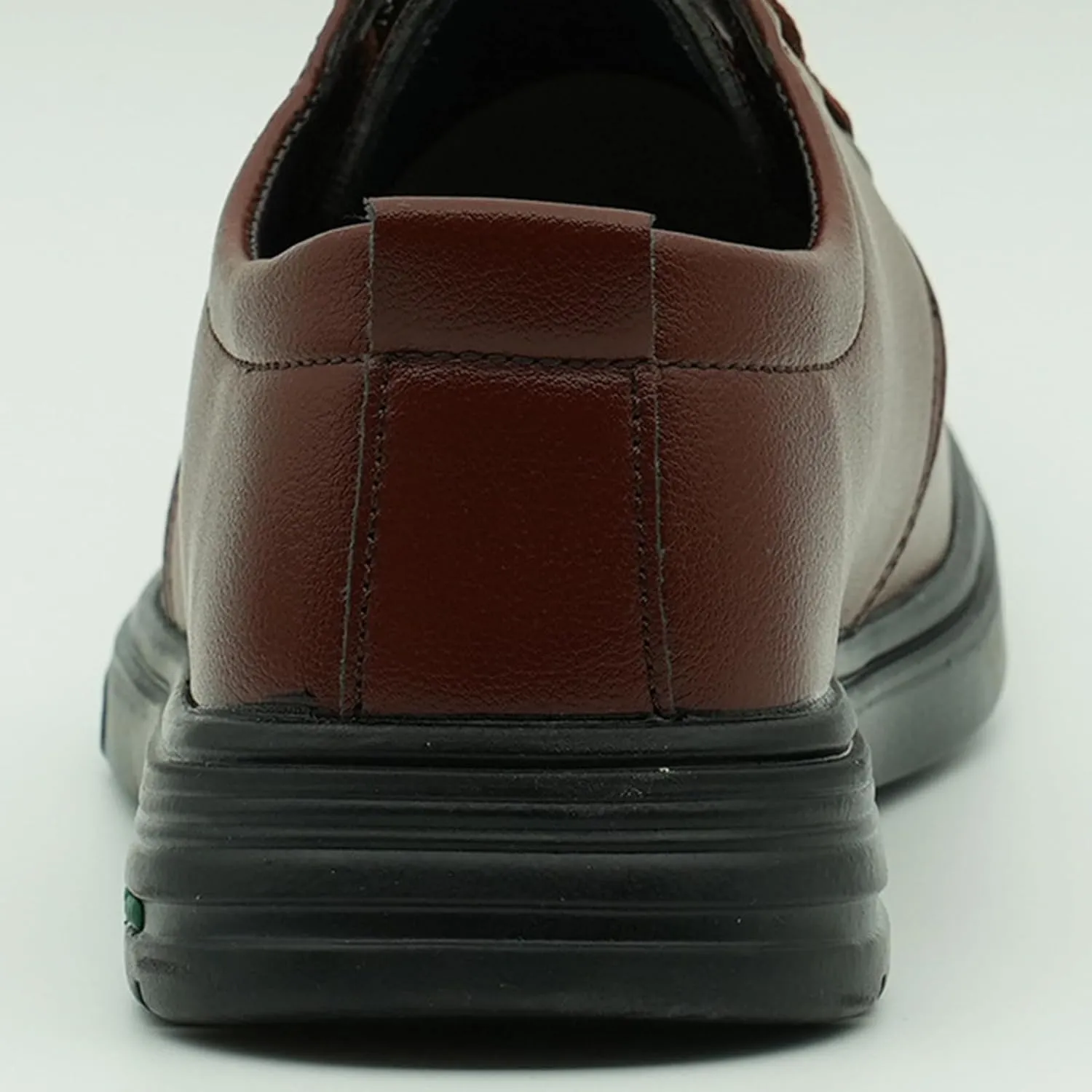 Men Leather Oxford Dress Shoes Round Toe Block Heel Rubber Sole Non Slip Party Comfortable Slip On Business Formal Wedding Party Shoes