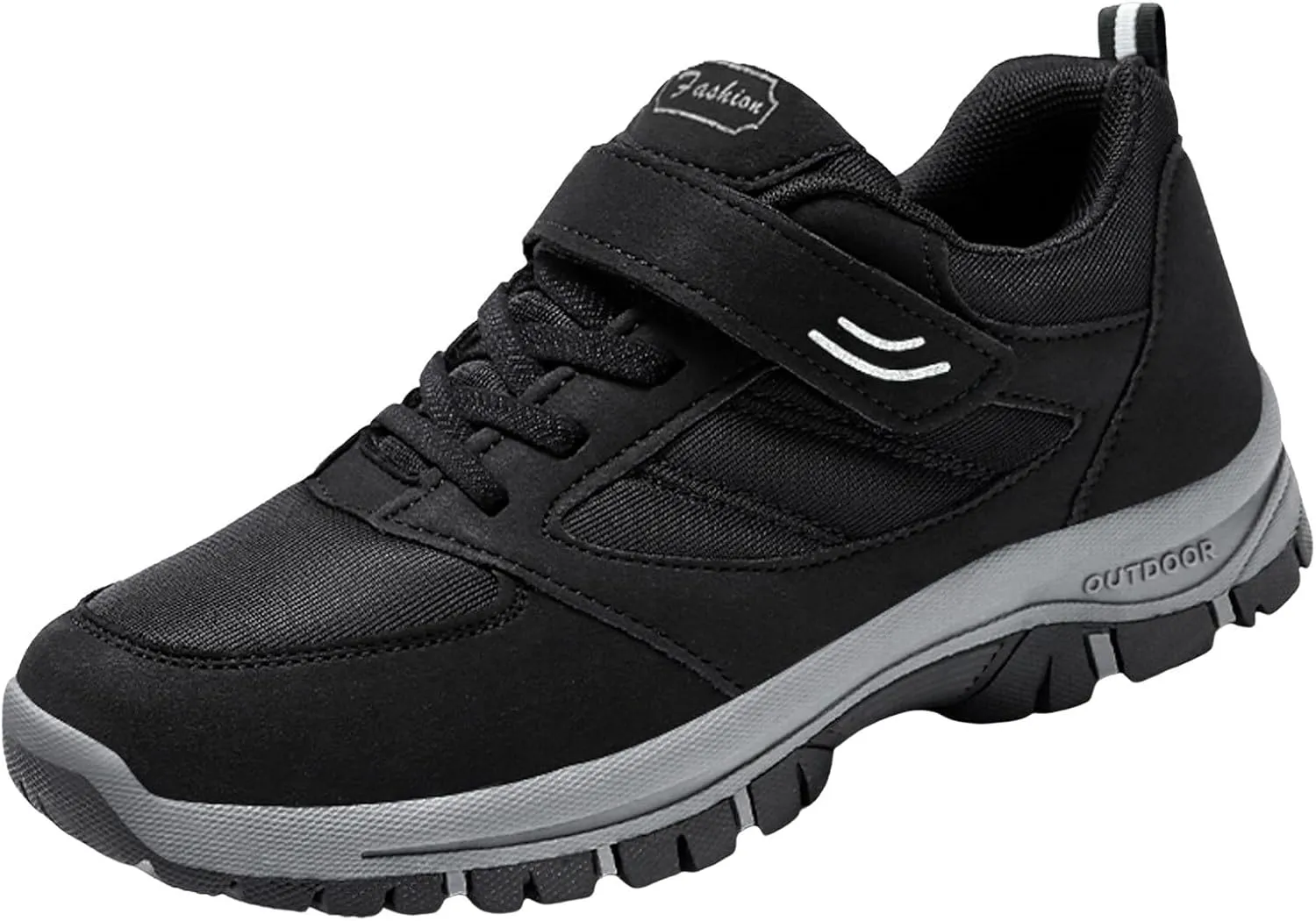Mens Loafers & Slip-Ons Men Casual Shoes Fashionable New Pattern Solid Color Simple Thick Sole Hook Loop Four
