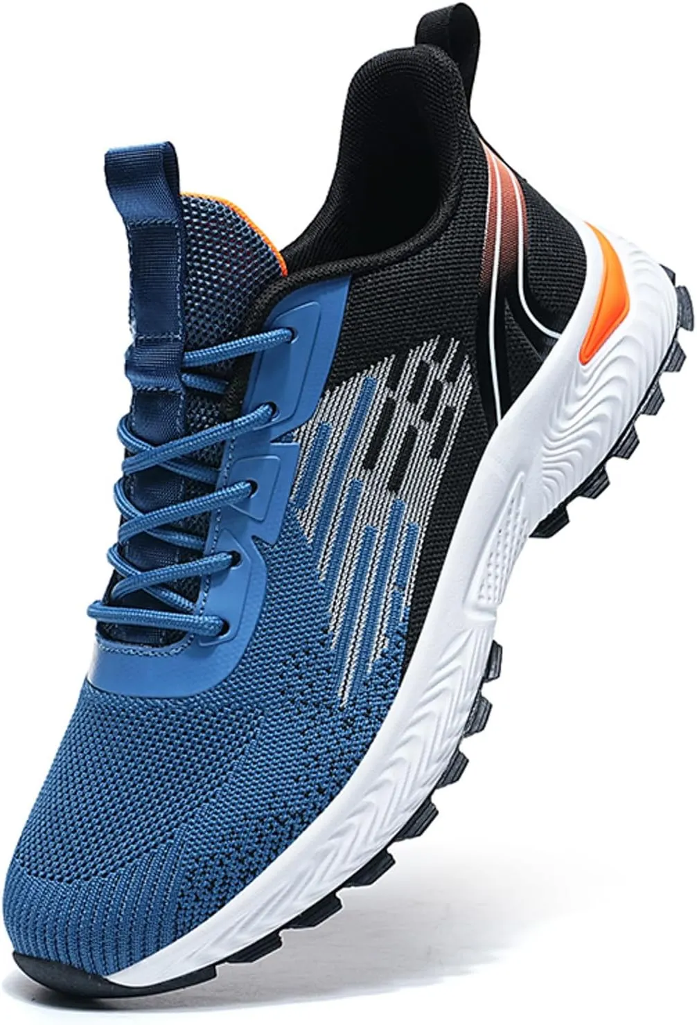 Mens Loafers & Slip-Ons Men Sports Shoes Fashionable New Pattern Color Blocking Mesh Fabric Breathable