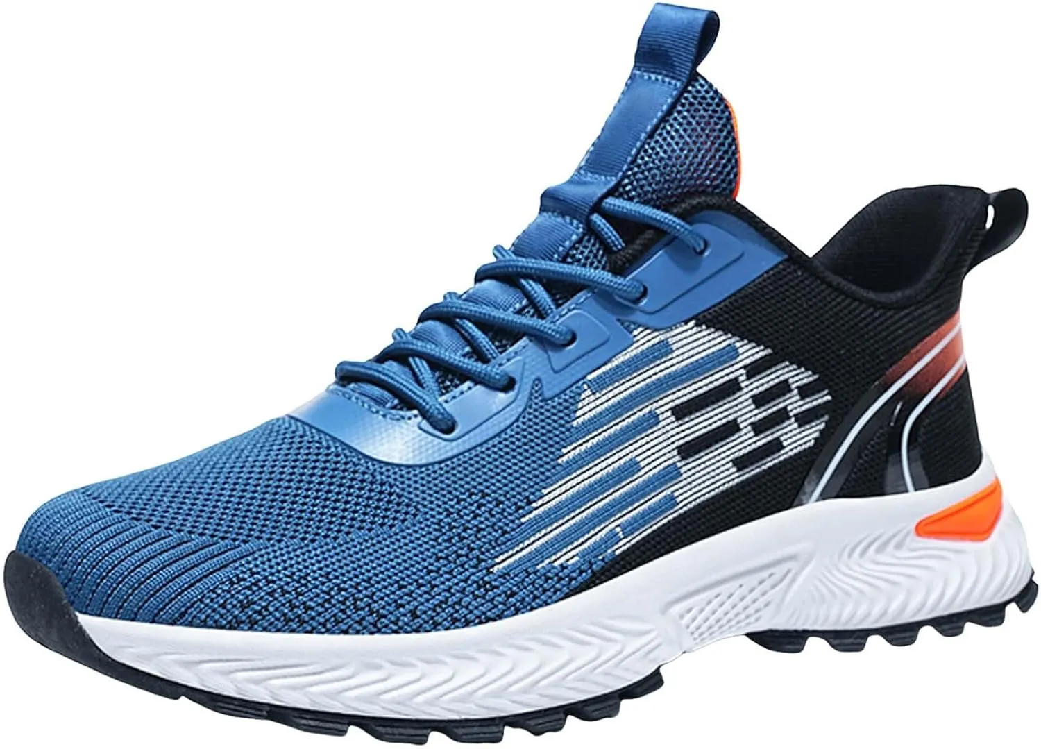 Mens Loafers & Slip-Ons Men Sports Shoes Fashionable New Pattern Color Blocking Mesh Fabric Breathable