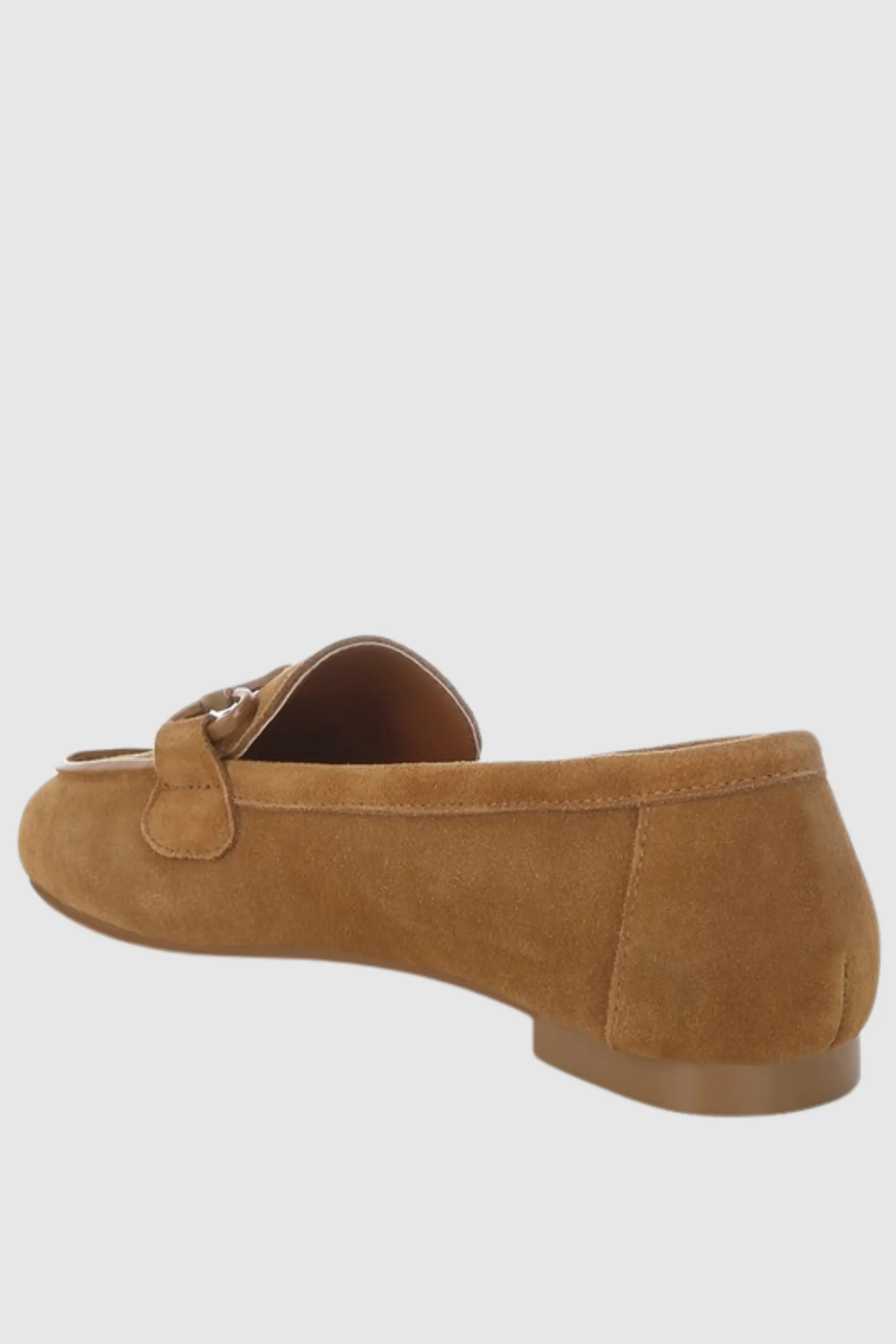 Monochromatic Horsebit Suede Loafers
