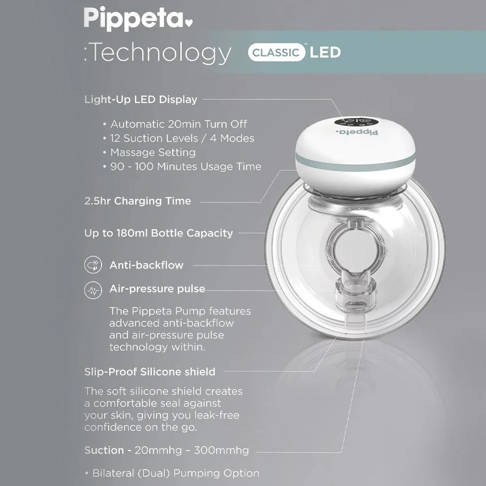 Pippeta Pump Classic Dual   Hands Free Breast Pump
