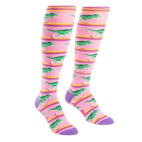 Rollersaurus Rex Knee Socks