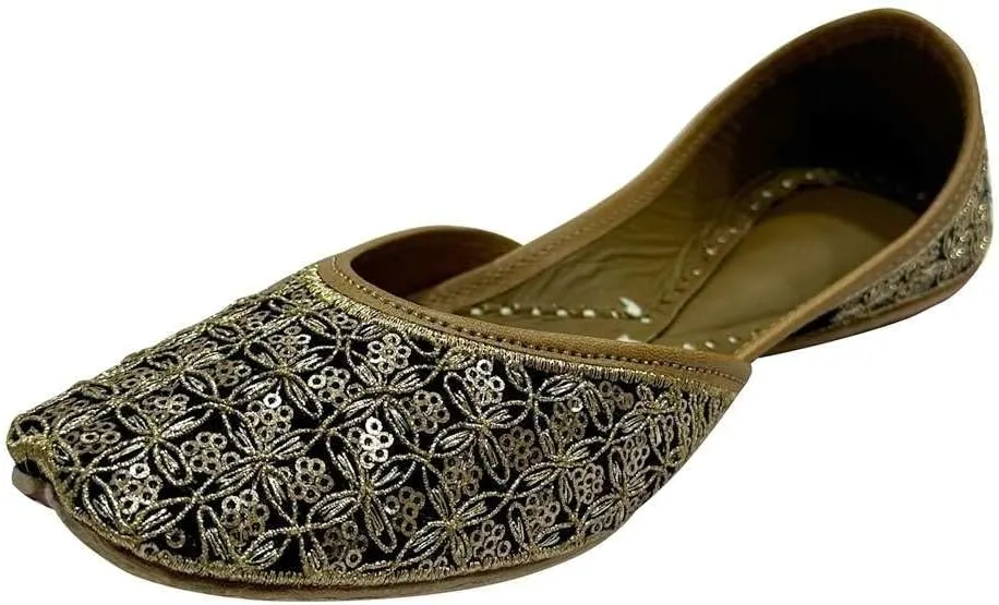 Stylish Handmade Punjabi Jutti - Flat Ballet Shoes & Indian Bridal Footwear for Women
