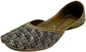 Stylish Handmade Punjabi Jutti - Flat Ballet Shoes & Indian Bridal Footwear for Women