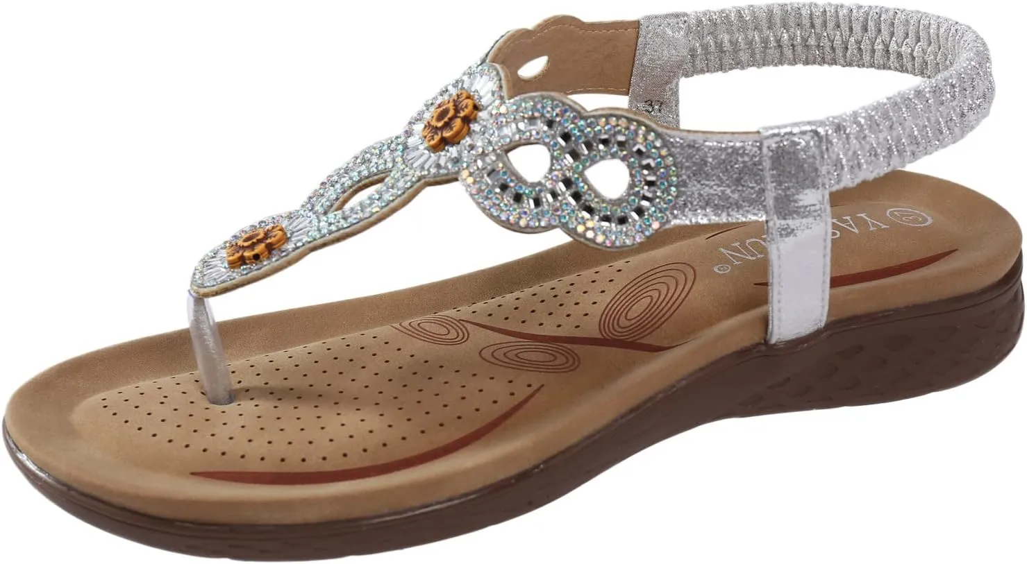 Temperament Flat Bottom Sandals for Women Versatile Casual Dressy Footwear Comfortable Walking Flat Sandals