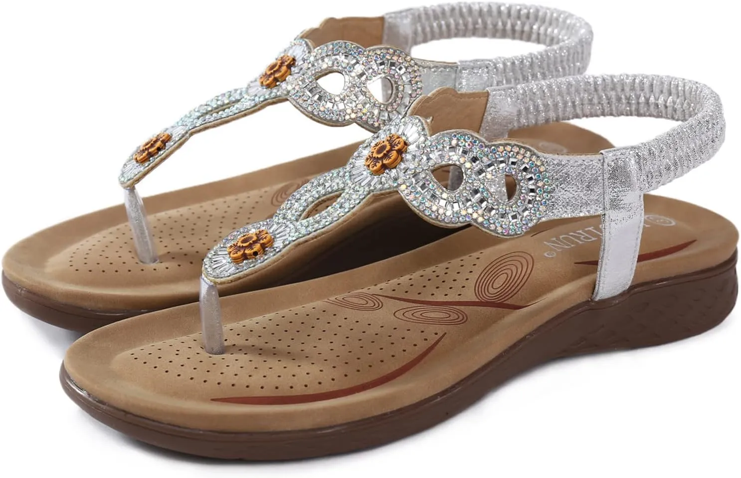 Temperament Flat Bottom Sandals for Women Versatile Casual Dressy Footwear Comfortable Walking Flat Sandals