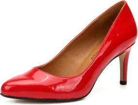 Unisex Men's Women's Classic Mid Kitten Heel Pumps