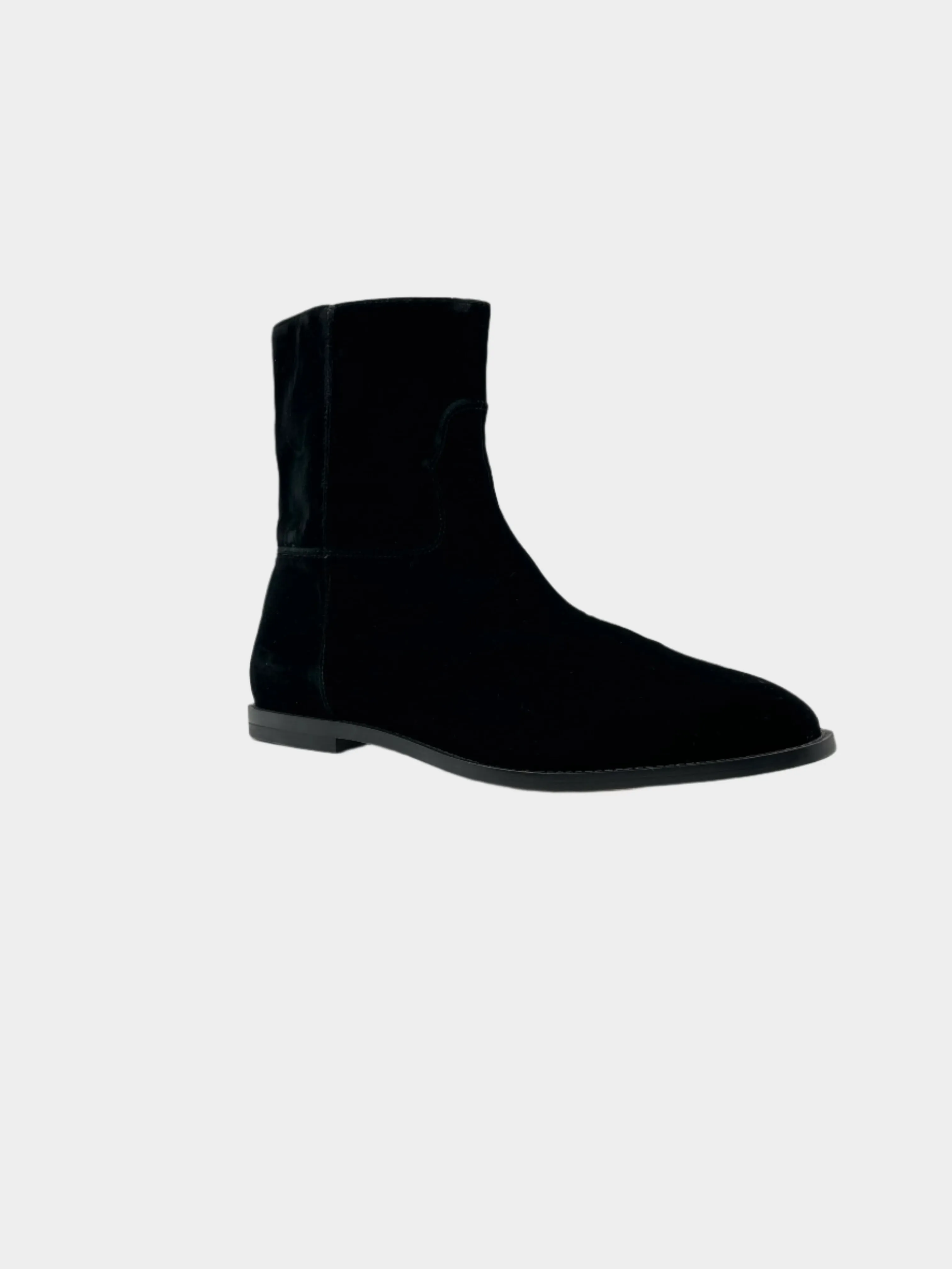 Velvet Ankle Boots