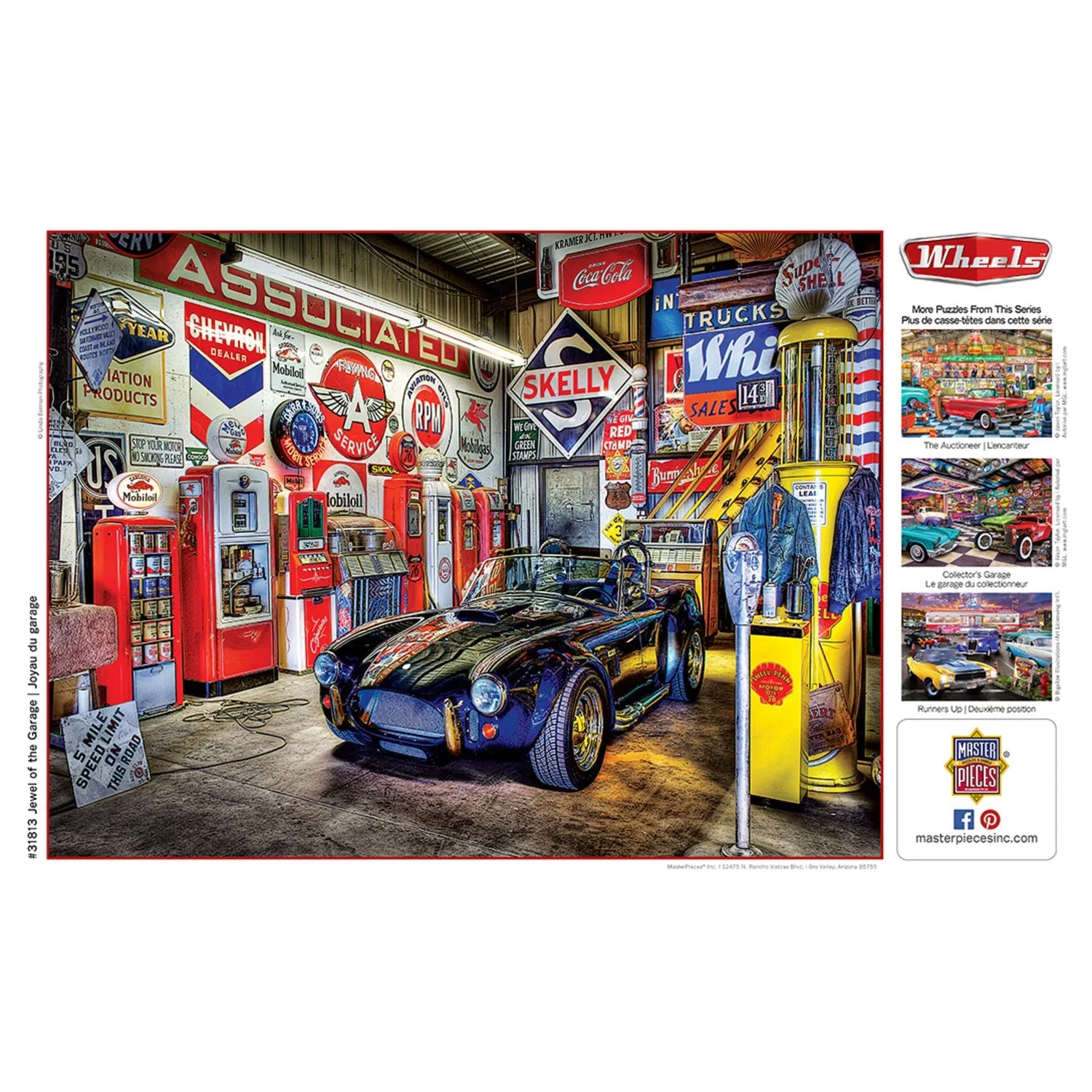 Wheels - Jewel of the Garage 750 Piece Jigsaw Puzzle