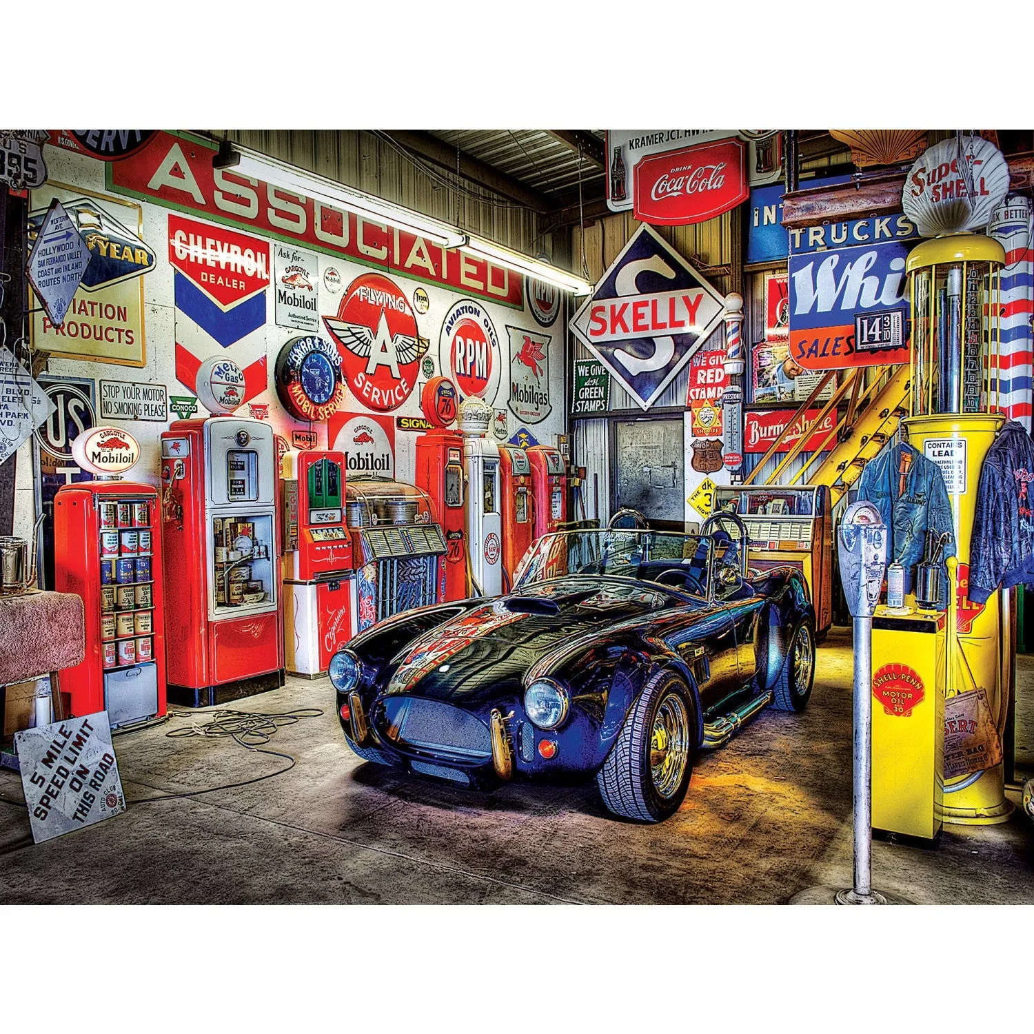 Wheels - Jewel of the Garage 750 Piece Jigsaw Puzzle