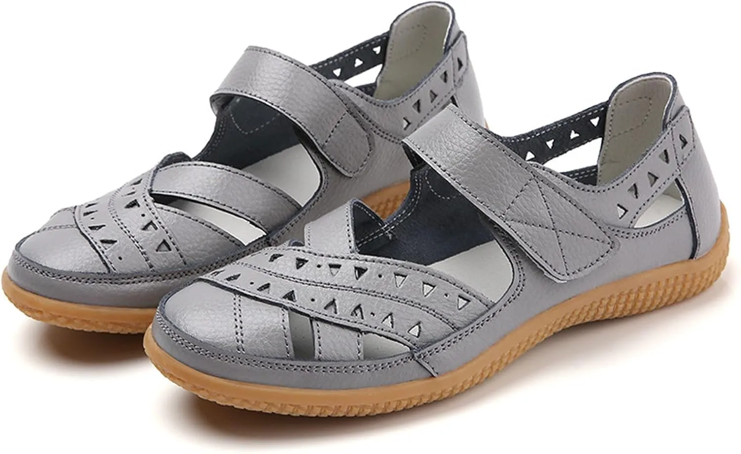 Women's Casual Slip On Shoes Comfortable Soft Flat Walking Sandals for Everyday Wear Lightweight Breathable Design
