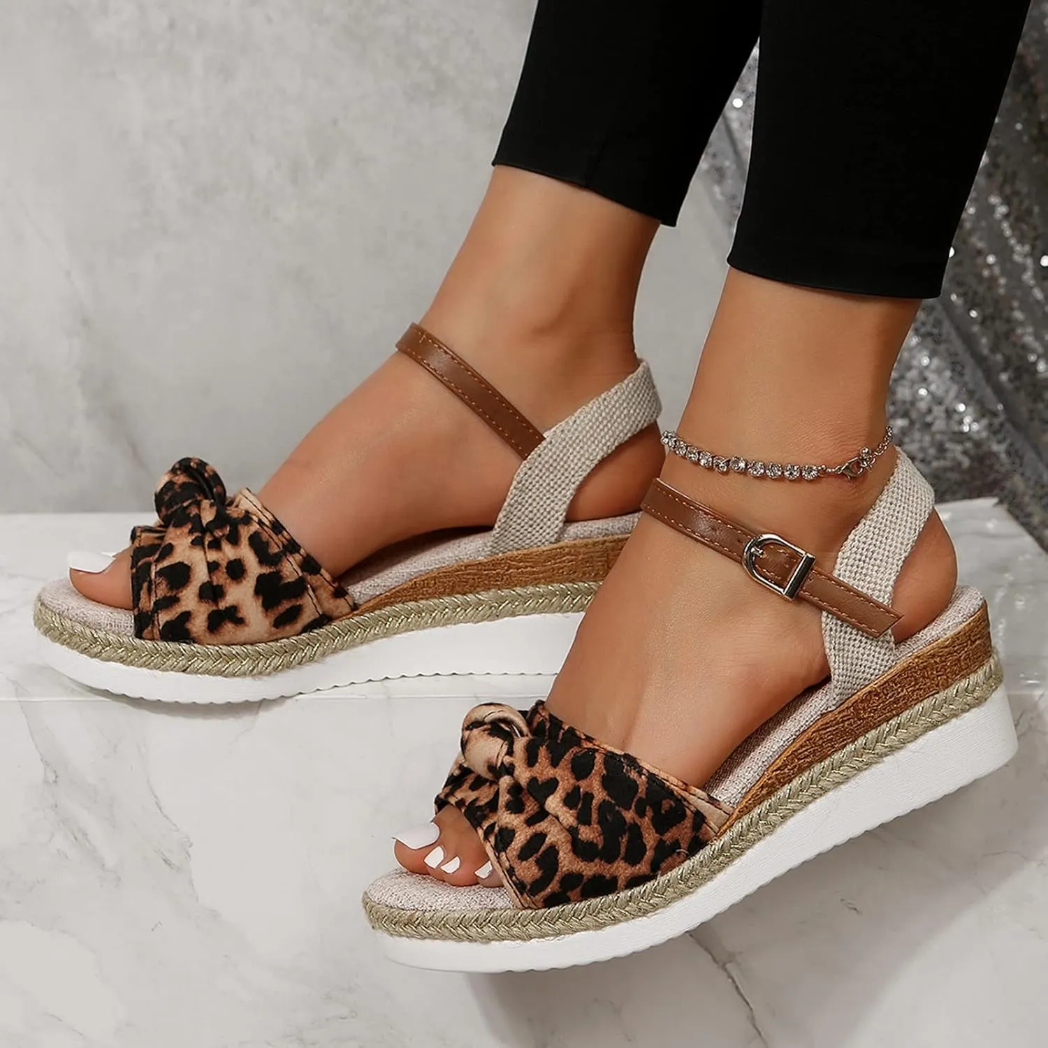 Women's Versatile Platform Sandals Comfortable Summer Platform Casual Dress Sandal Versatile Sandals for Women