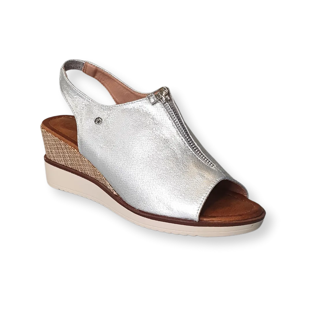 Zanni & Co Womens Sandal Bhairab One Chrome Shine